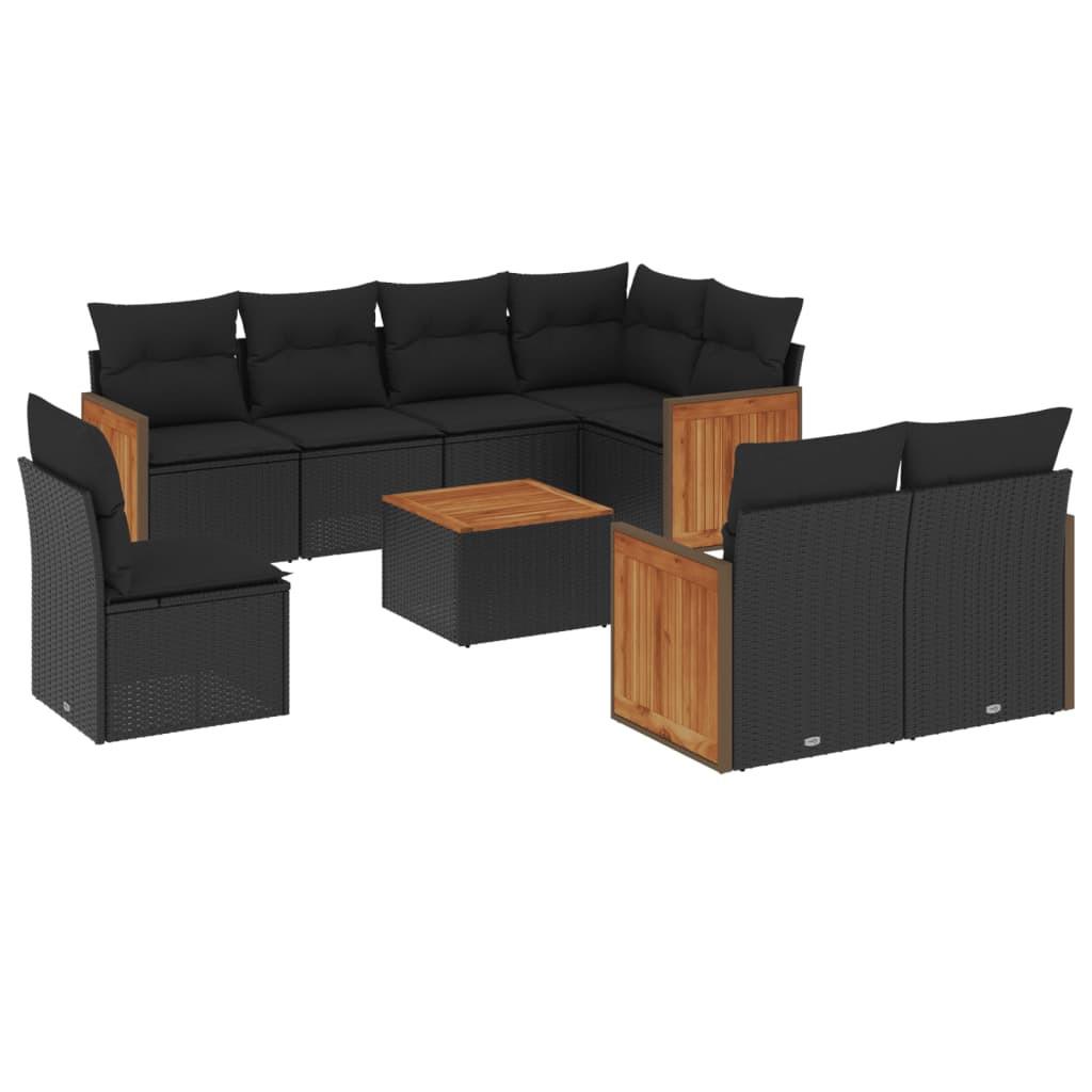 VidaXL Garten sofagarnitur poly-rattan