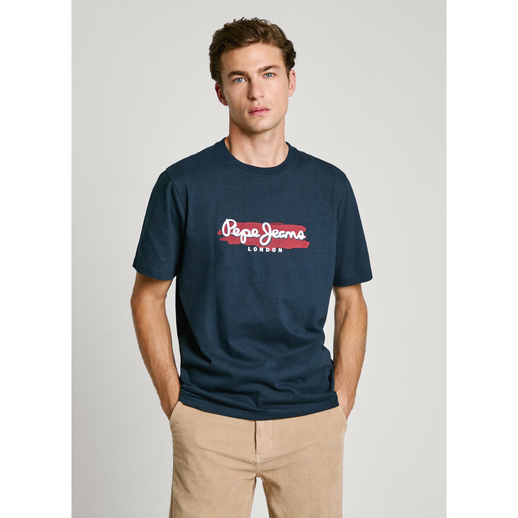 Pepe Jeans London ARSHAM T-Shirt mit Logo-Print