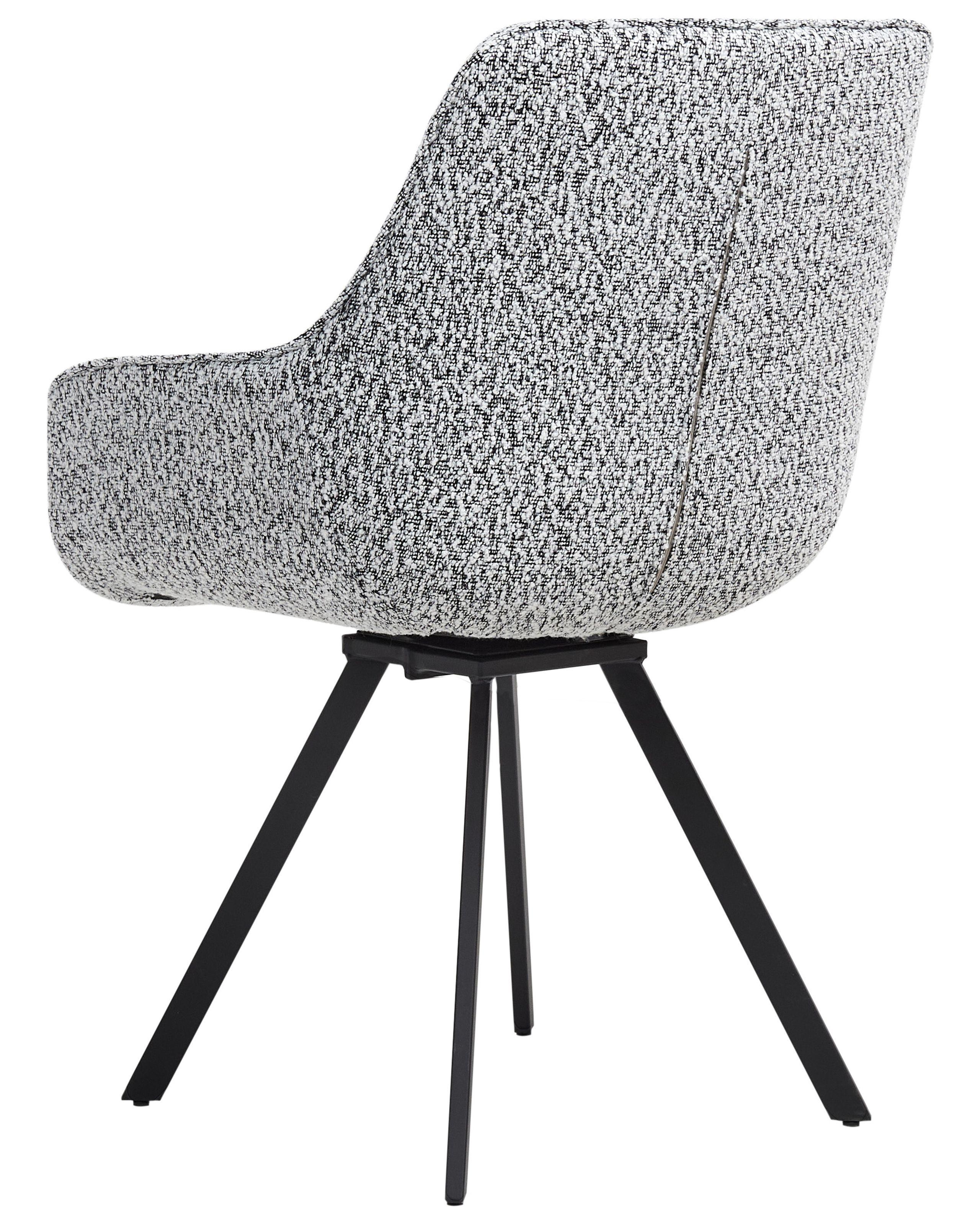 Beliani Esszimmerstuhl aus Bouclé Modern MARCELLUS