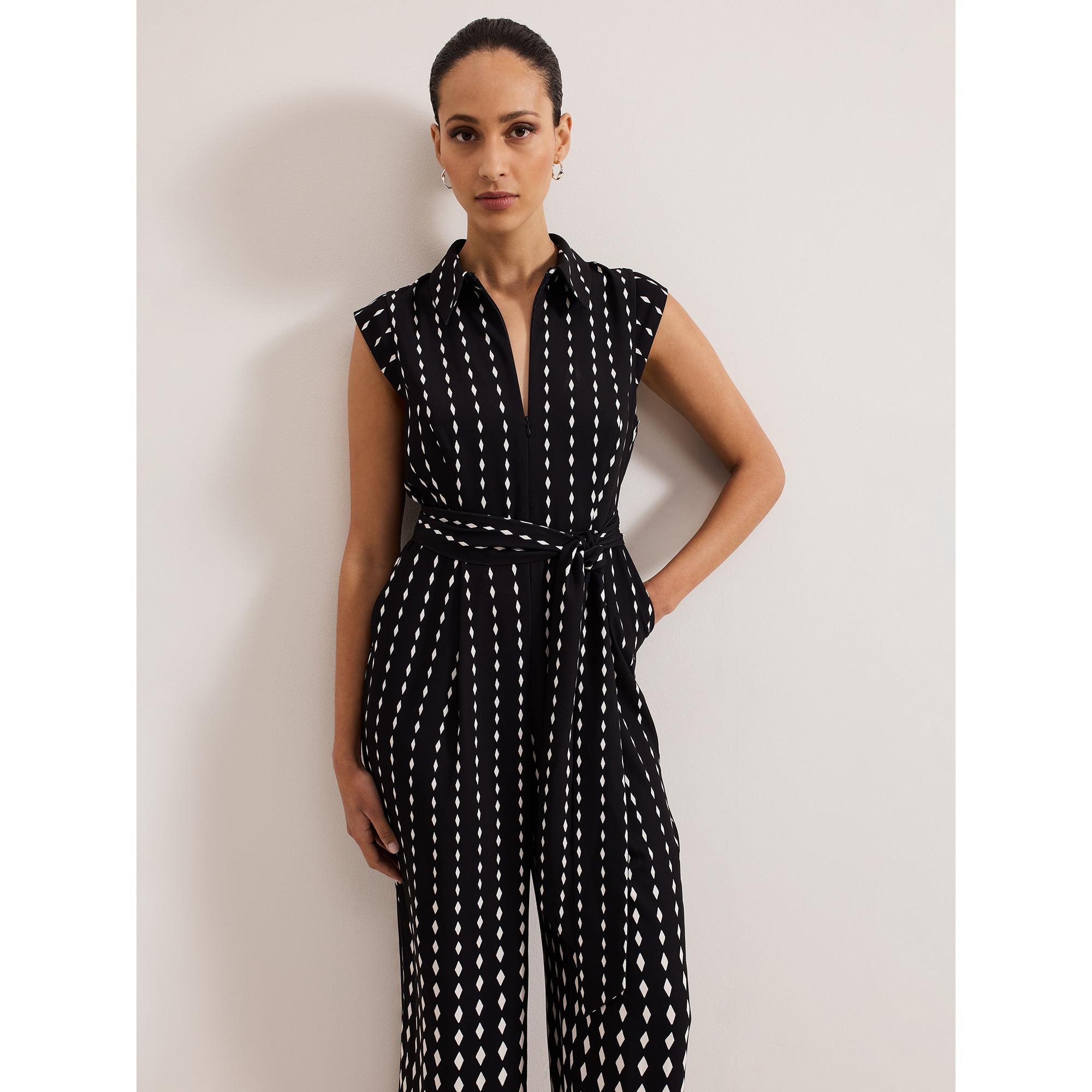 Phase Eight Delina Jumpsuit mit geometrischem Muster