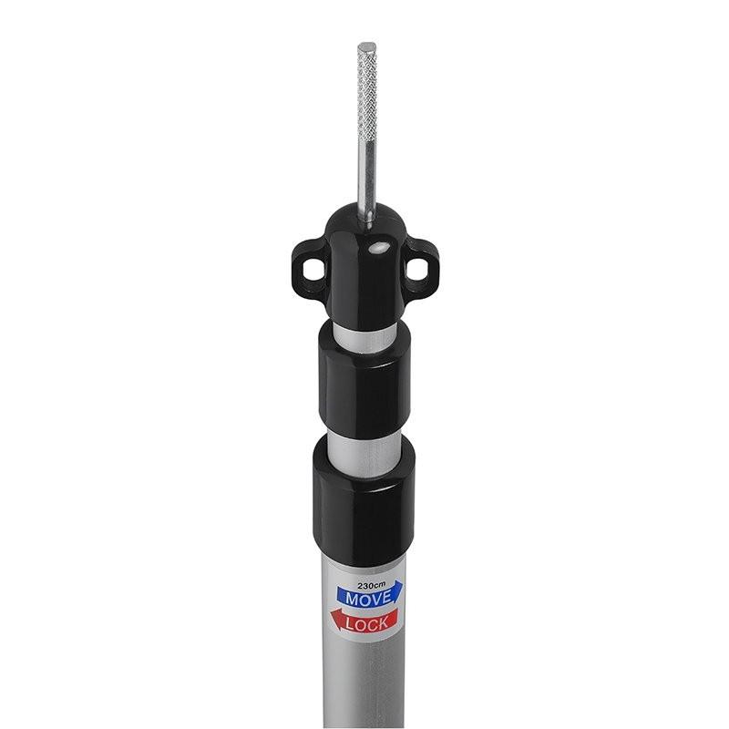 Pricenet Zeltstange teleskopierbar 93-230 cm - Set bestehend aus 2 Stück