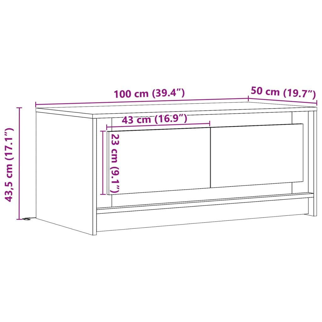 VidaXL Couchtisch holzwerkstoff