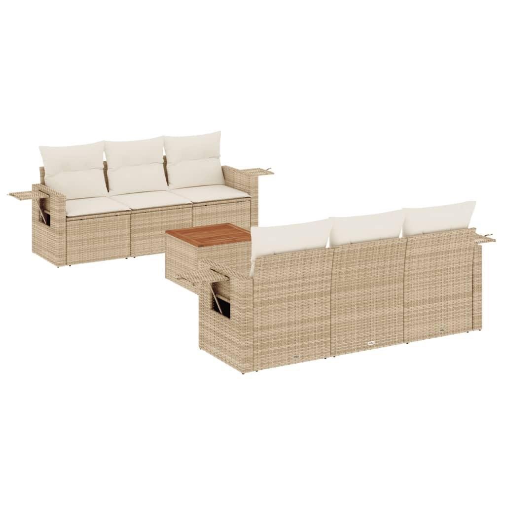 VidaXL Garten sofagarnitur poly-rattan