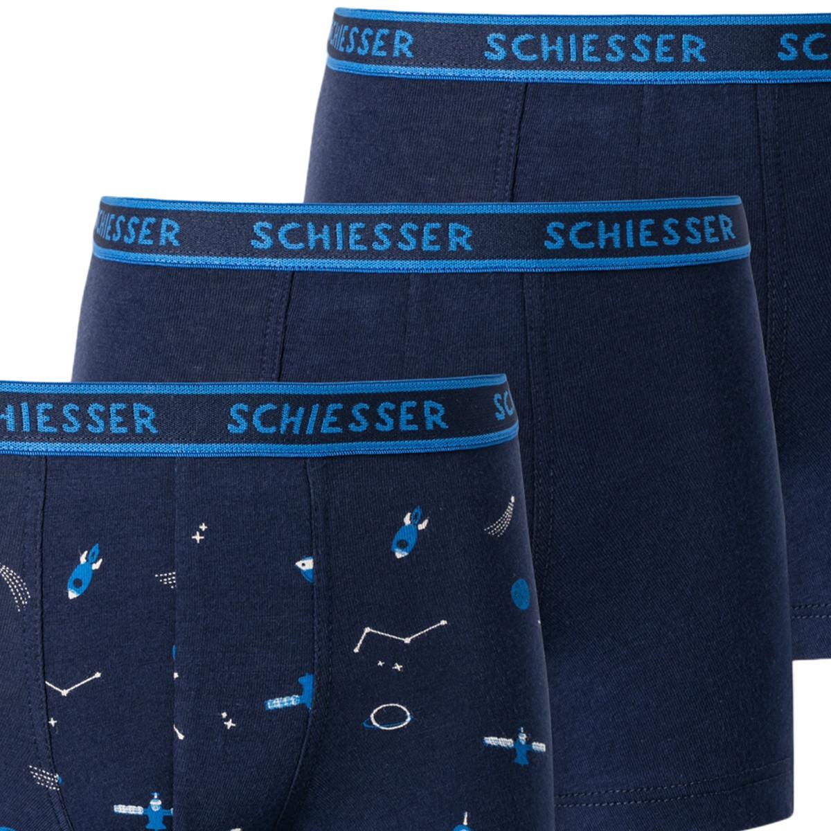 Schiesser 9er Pack Kids Boys 95/5 Organic Cotton - Retro-Short / Pant