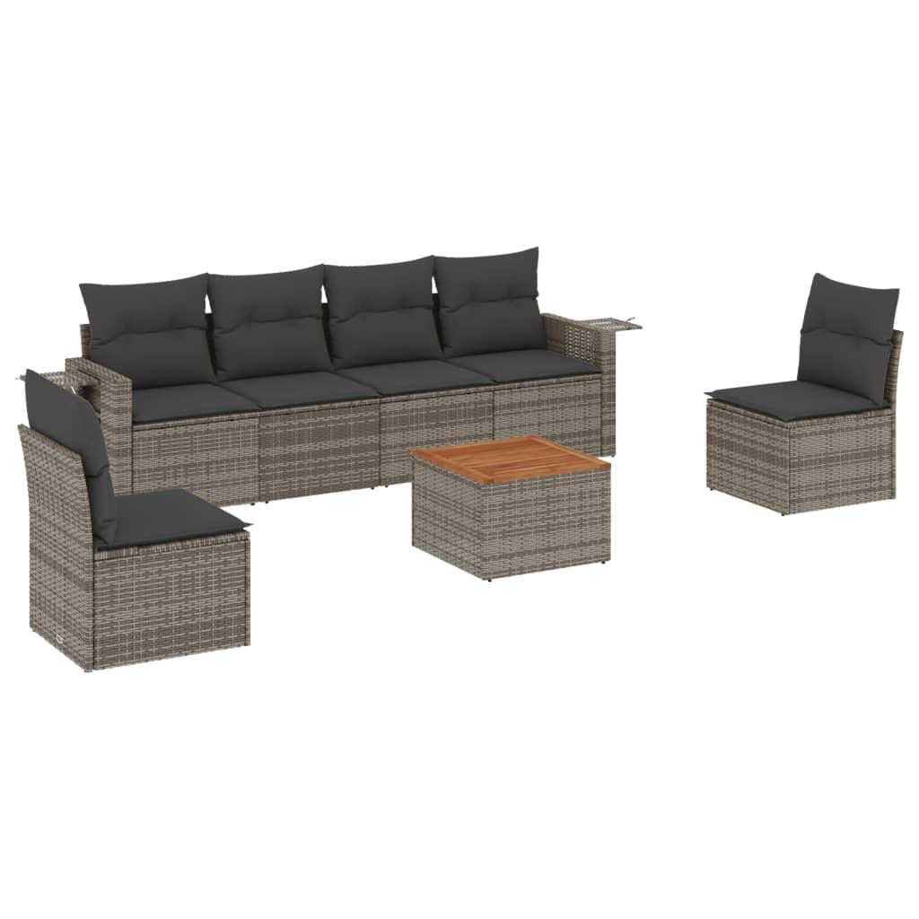 VidaXL Garten sofagarnitur poly-rattan