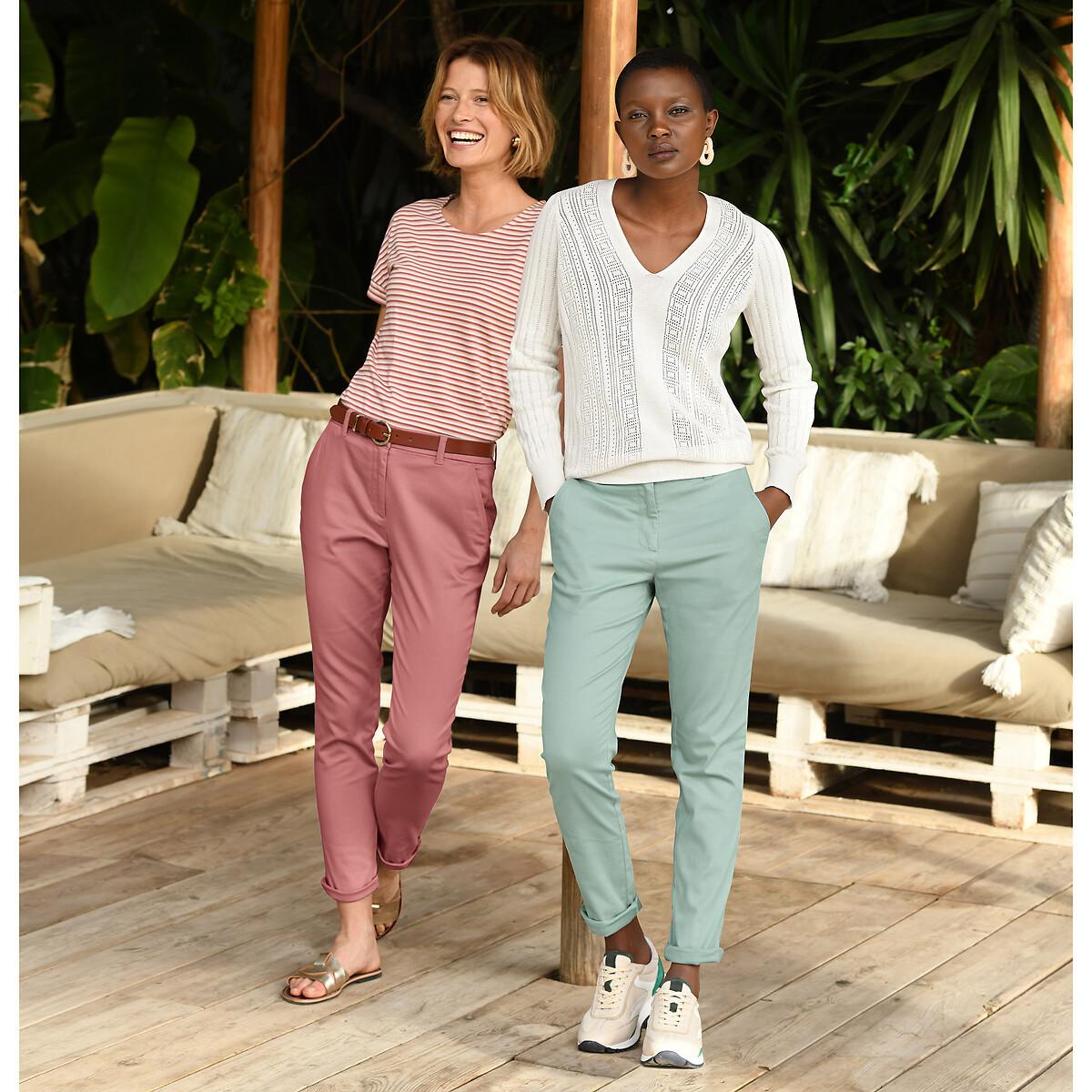 La Redoute Collections Ledergürtel mit goldfarbener Schnalle