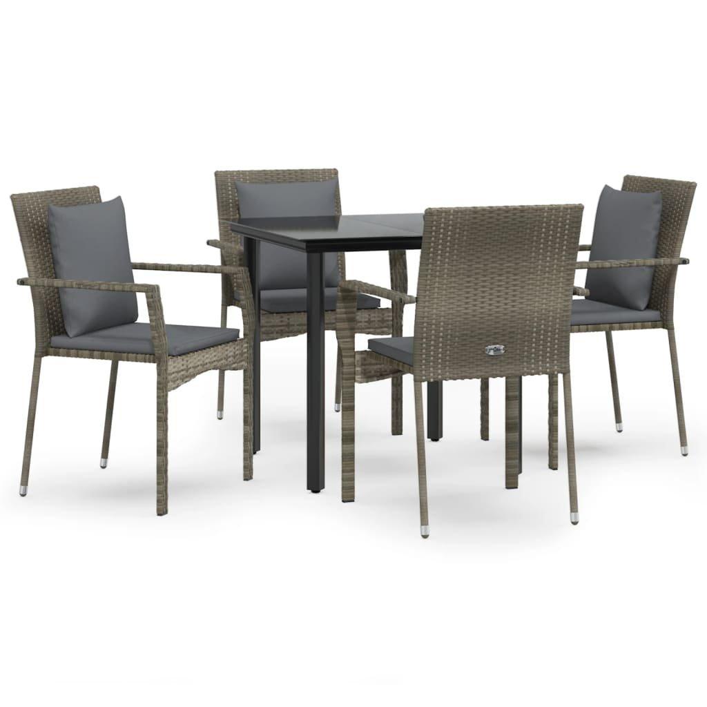 VidaXL Garten essgruppe poly-rattan