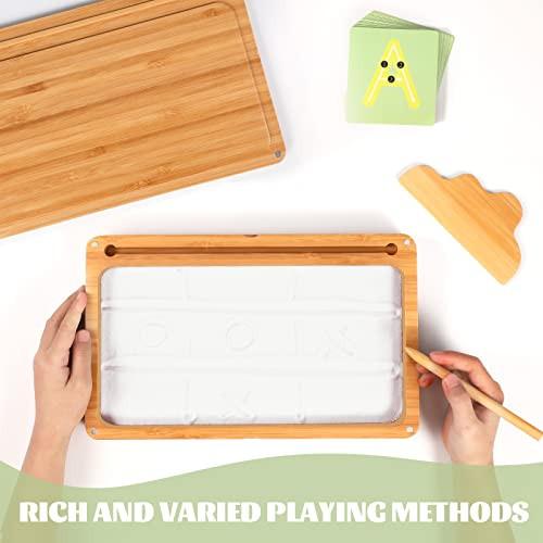 Activity-board Training Buchstaben und Zeichnung Spielzeug hölzernen Sand Tabelle Lernspielzeug für frühe motorische Entwicklung bei Kindern