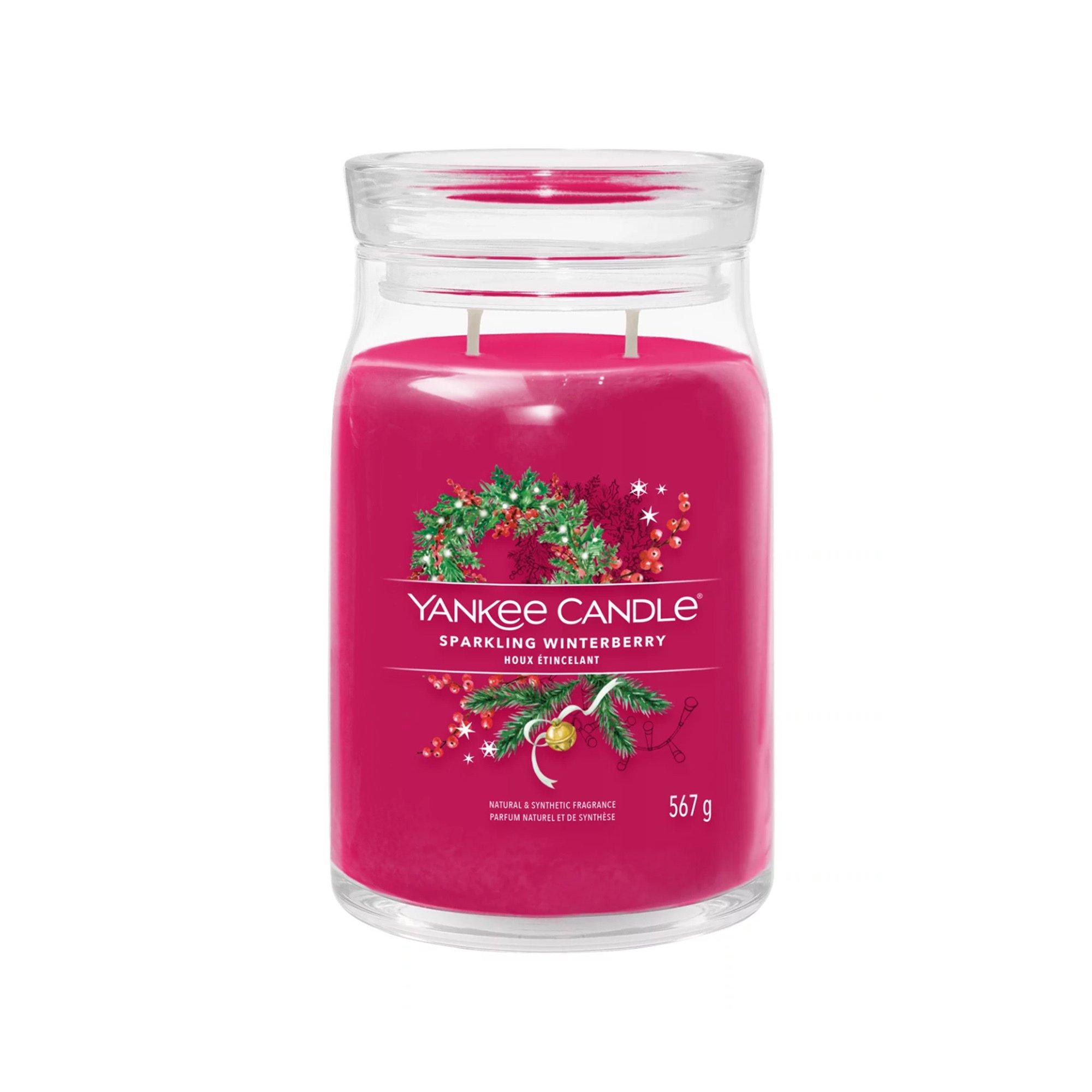 Yankee Candle Signature Duftkerze im Glas Weihnachten Sparkling Winterberry