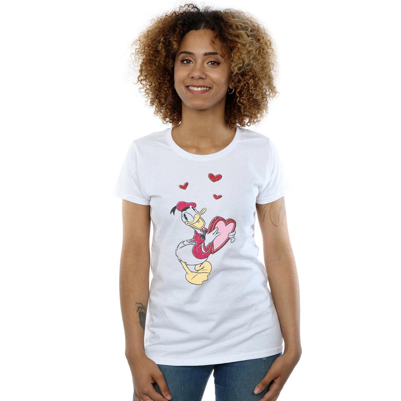 Disney Donald Duck Herz Print T-Shirt