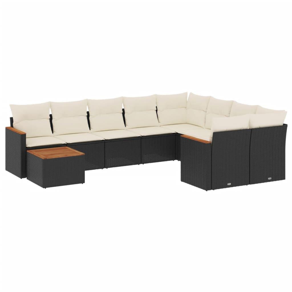 VidaXL Garten sofagarnitur poly-rattan