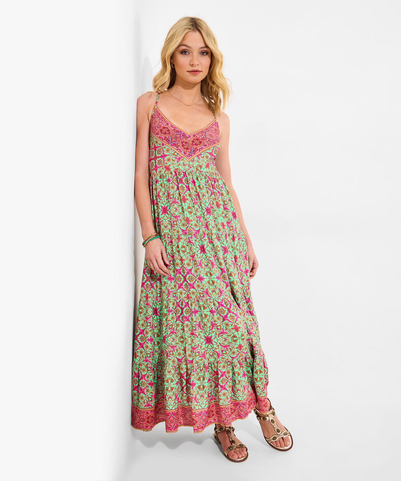 Joe Browns PETITE Träger Maxikleid mit Bordürenmuster