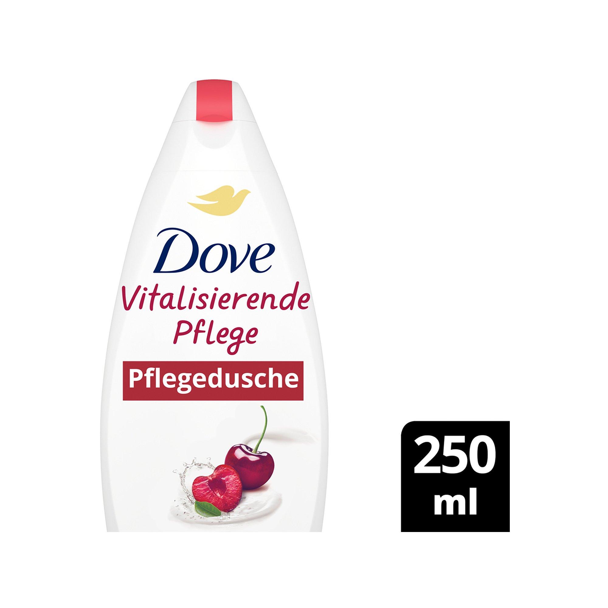 Dove Vitalisierende Pflege Cherry Pflegedusche vitalisierende Pflege Kirsche und Chia Milch