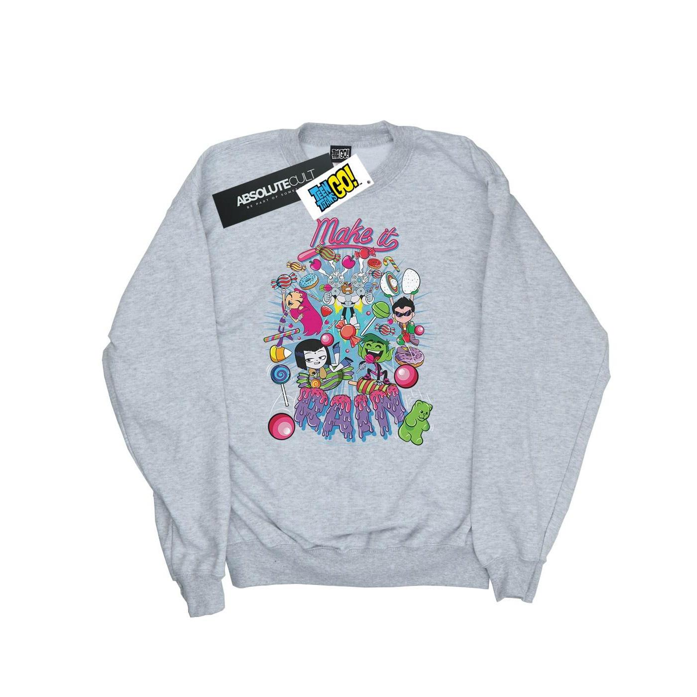 DC COMICS Teen Titans Go Make It Rain Sweatshirt