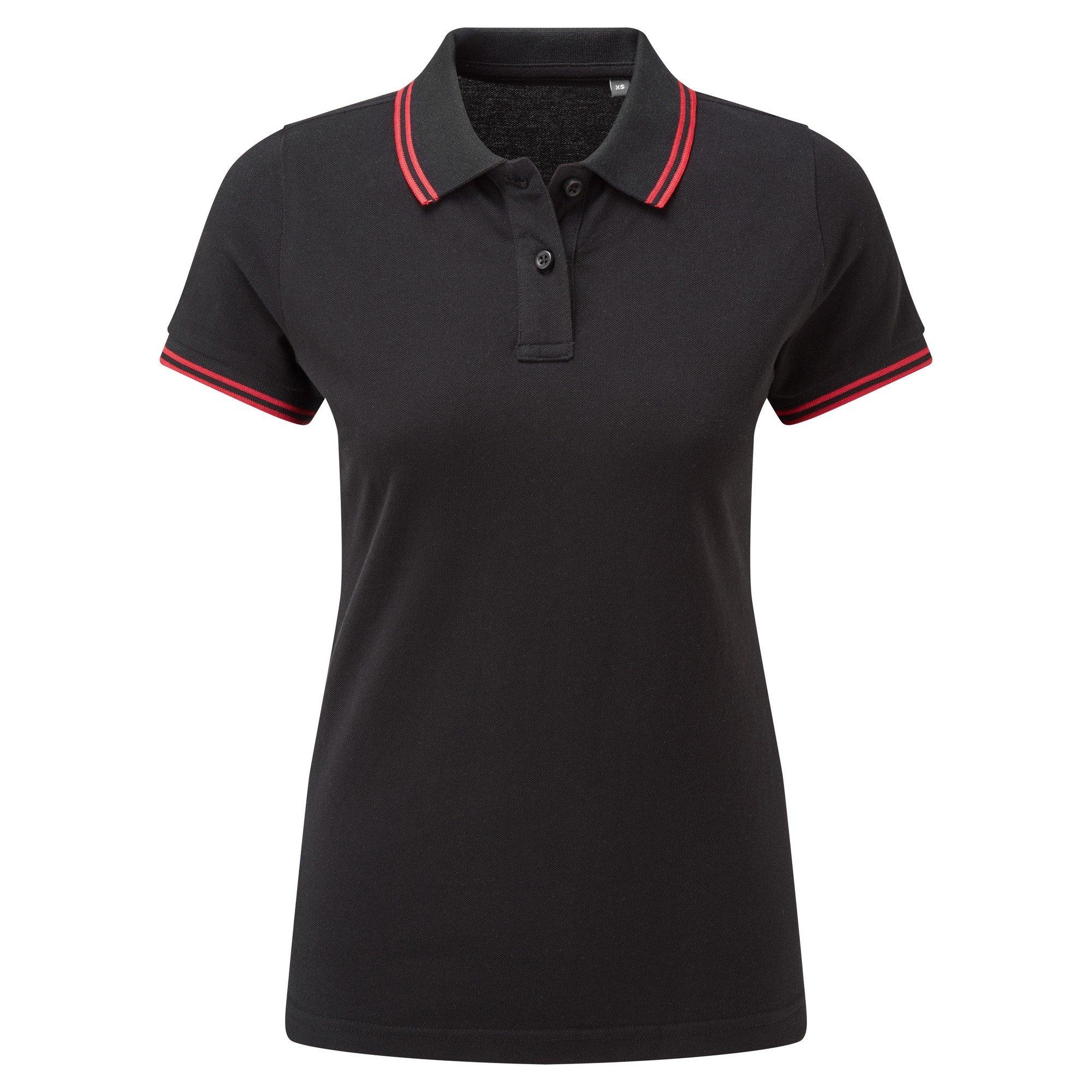 Asquith & Fox Poloshirt mit Kontraststreifen
