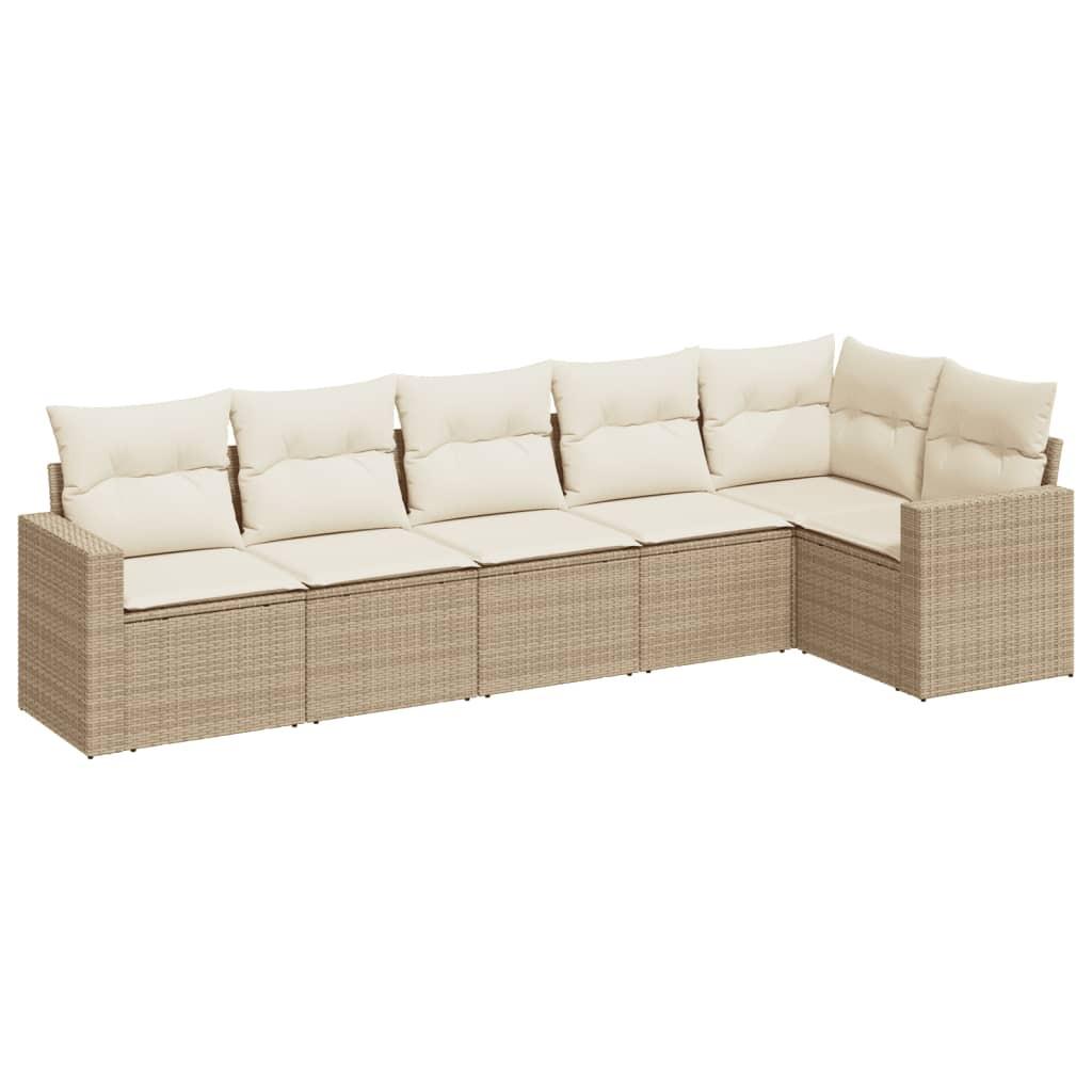VidaXL Garten sofagarnitur poly-rattan