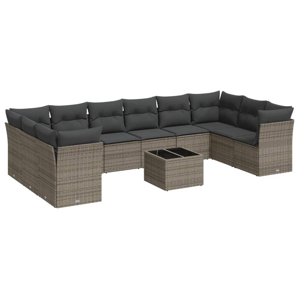 VidaXL Garten sofagarnitur poly-rattan