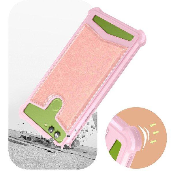 Avizar Stoßfeste Schutzhülle Kunstleder Rosa