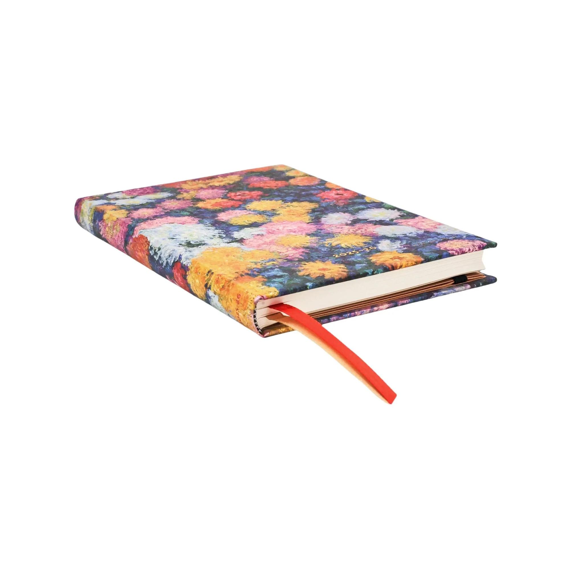 Paperblanks Agenda 2025 Monets Chrysanthemen