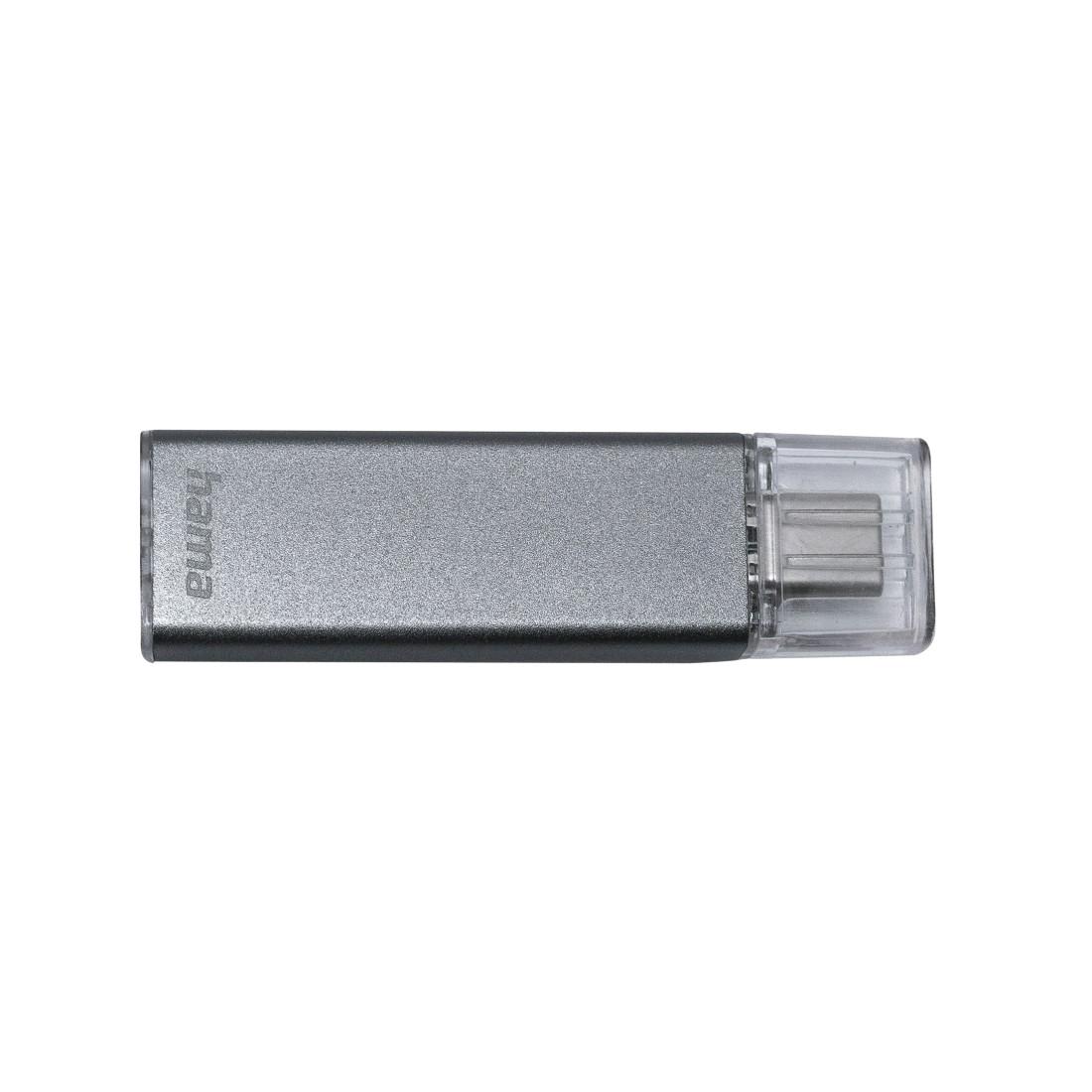 hama Uni-C Classic - USB-Stick, USB-C 3.1, 128GB, 90 MBs, Anthrazit