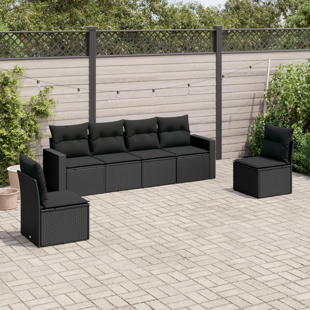 VidaXL Garten sofagarnitur poly-rattan