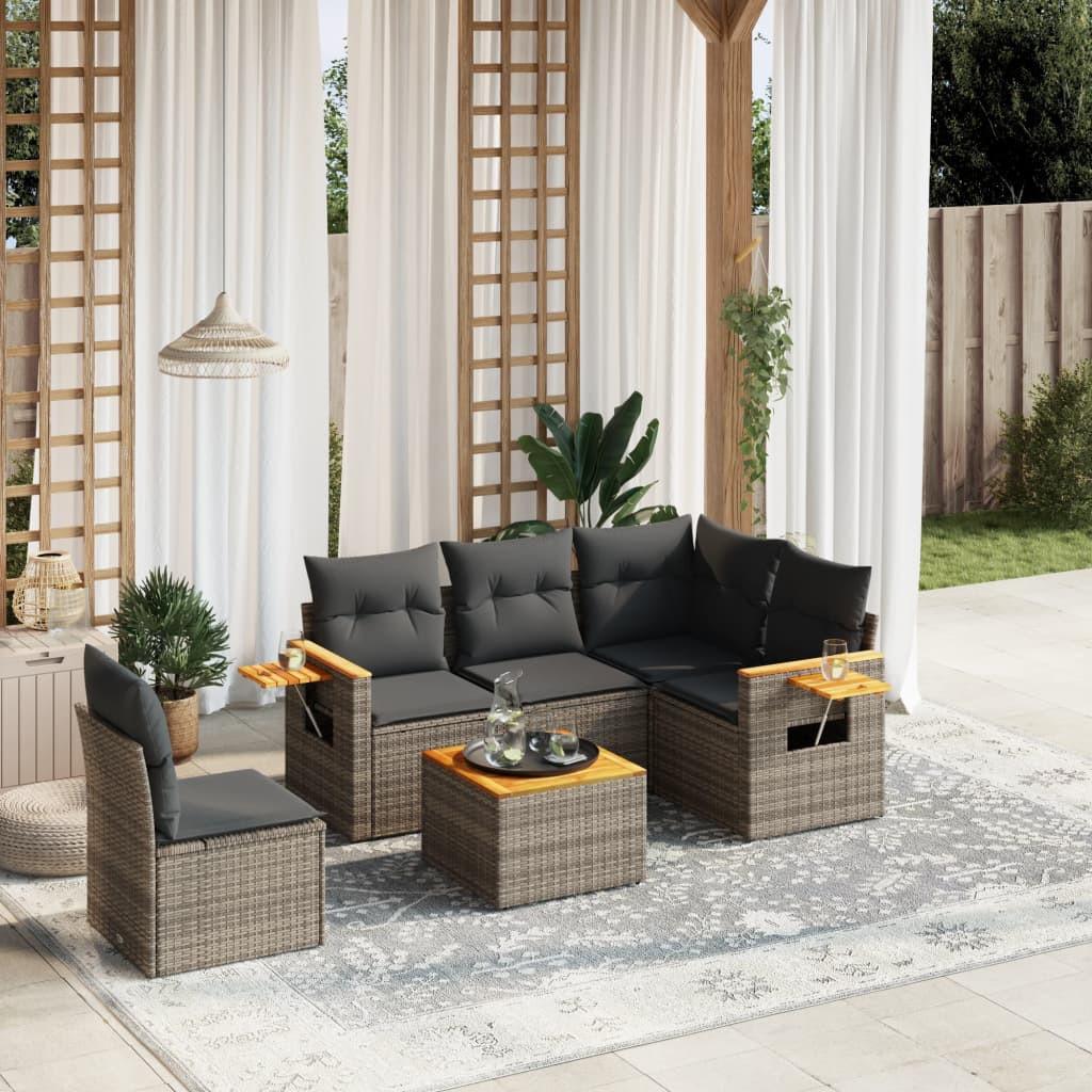 VidaXL Garten sofagarnitur poly-rattan
