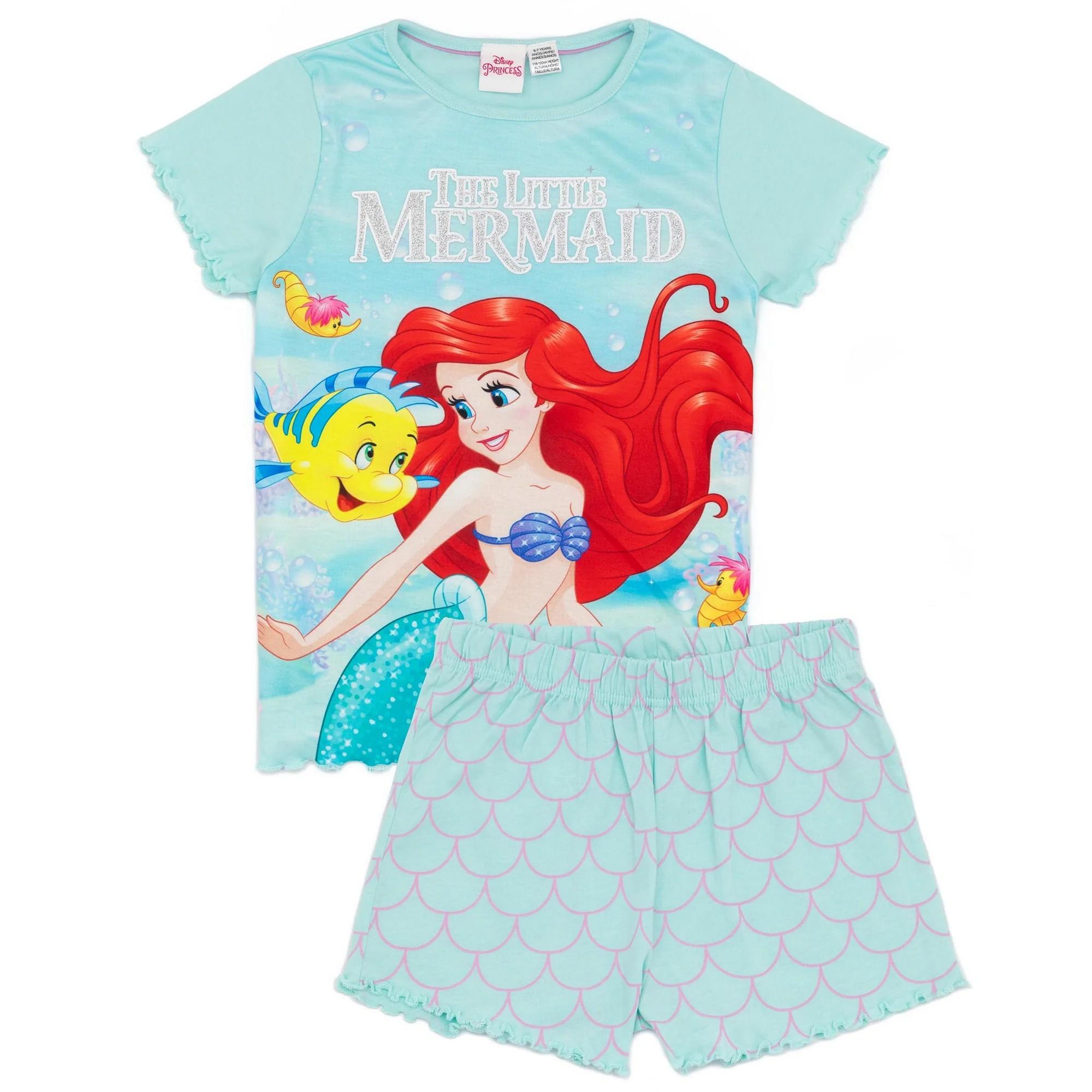 The Little Mermaid Schlafanzug mit Shorts