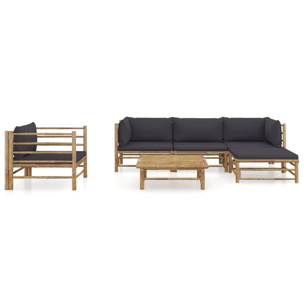VidaXL Garten-lounge-set bambus