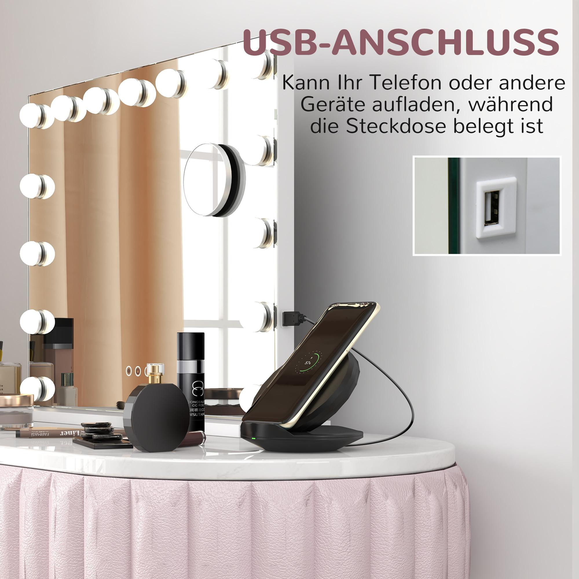 HOMCOM Schminkspiegel