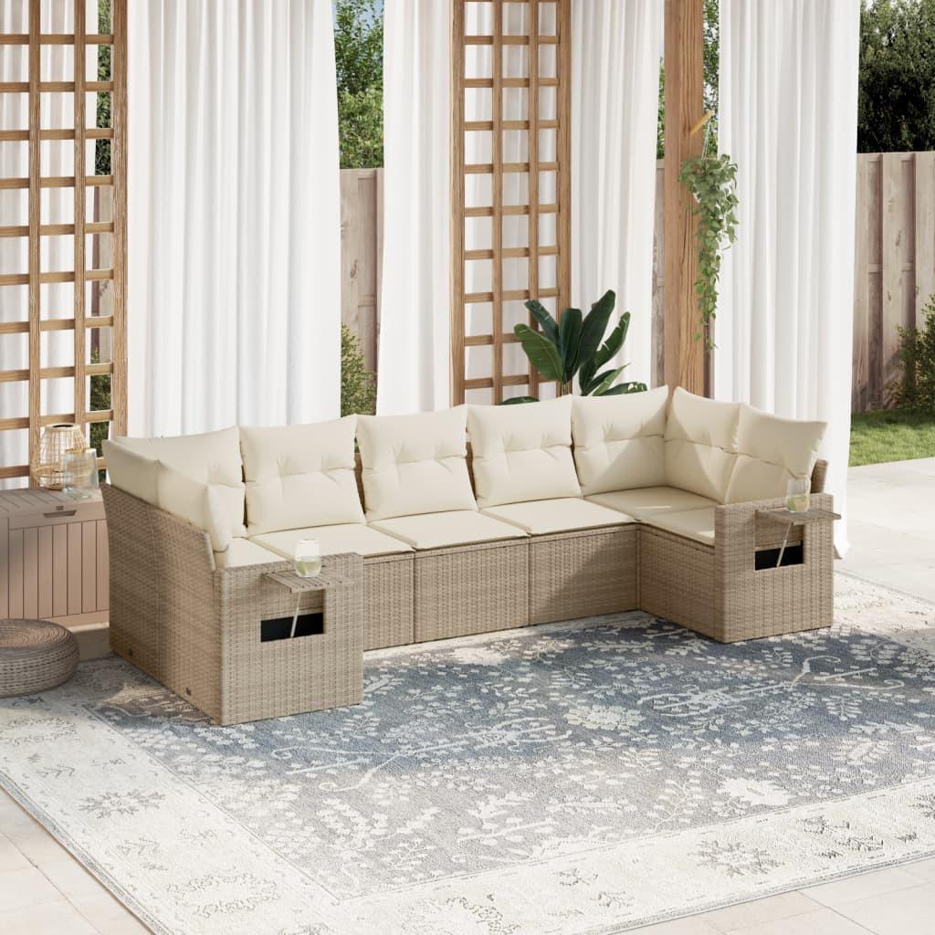 VidaXL Garten sofagarnitur poly-rattan