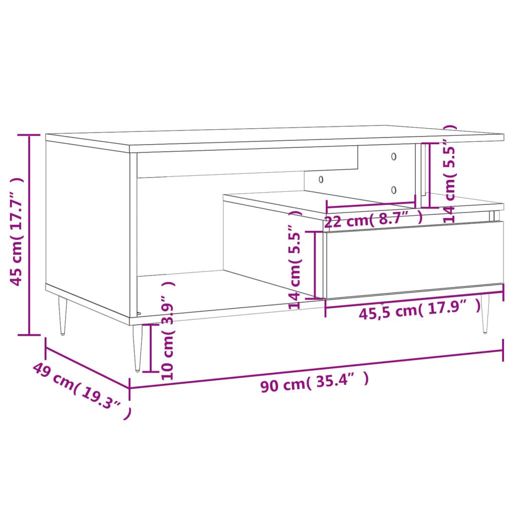 VidaXL Couchtisch holzwerkstoff