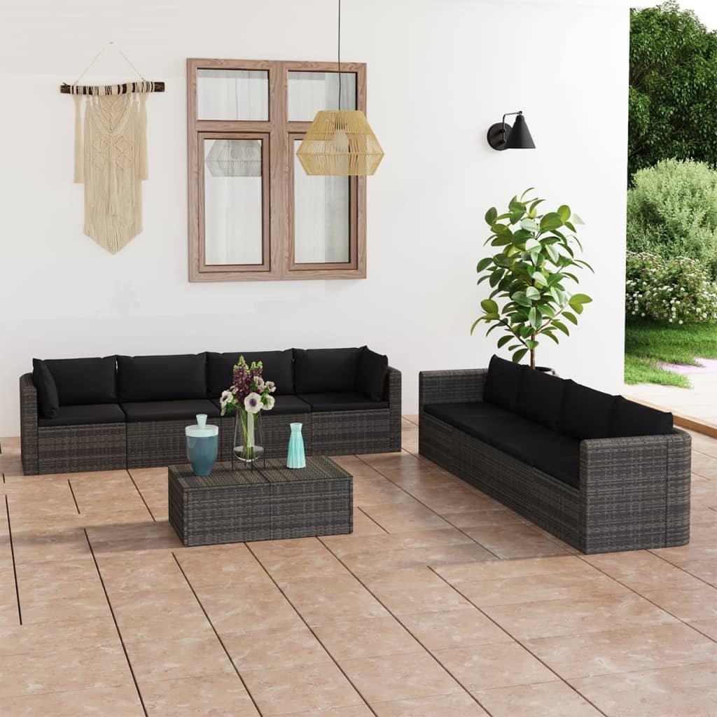 VidaXL Garten-sofa-set rattan