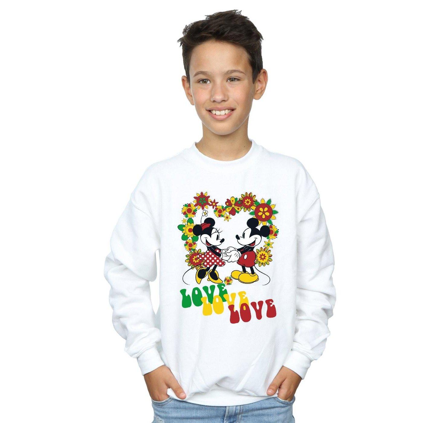 Disney Hippie Love Sweatshirt