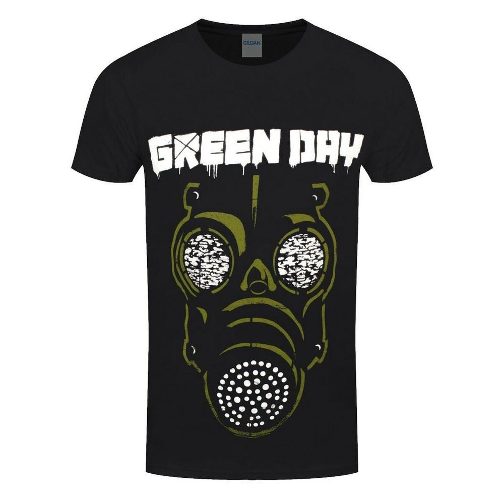 Green Day Green Day Gasmasken Print T-Shirt