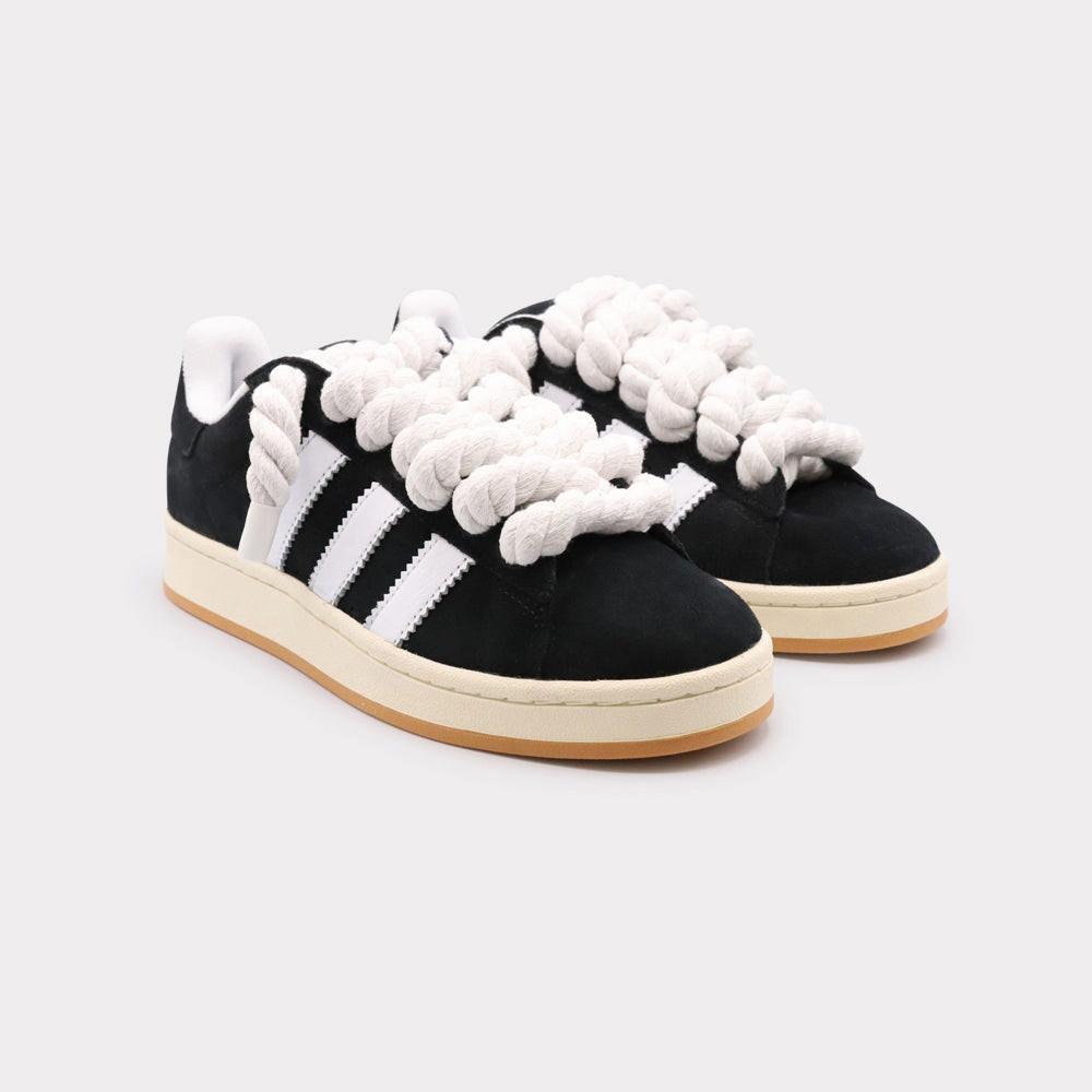 adidas Campus 00s Core Black - Rope Lace White