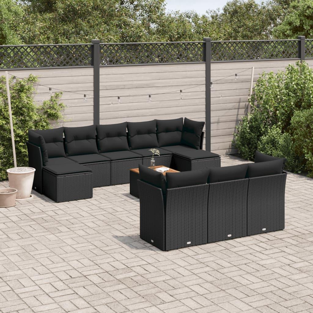 VidaXL Garten sofagarnitur poly-rattan