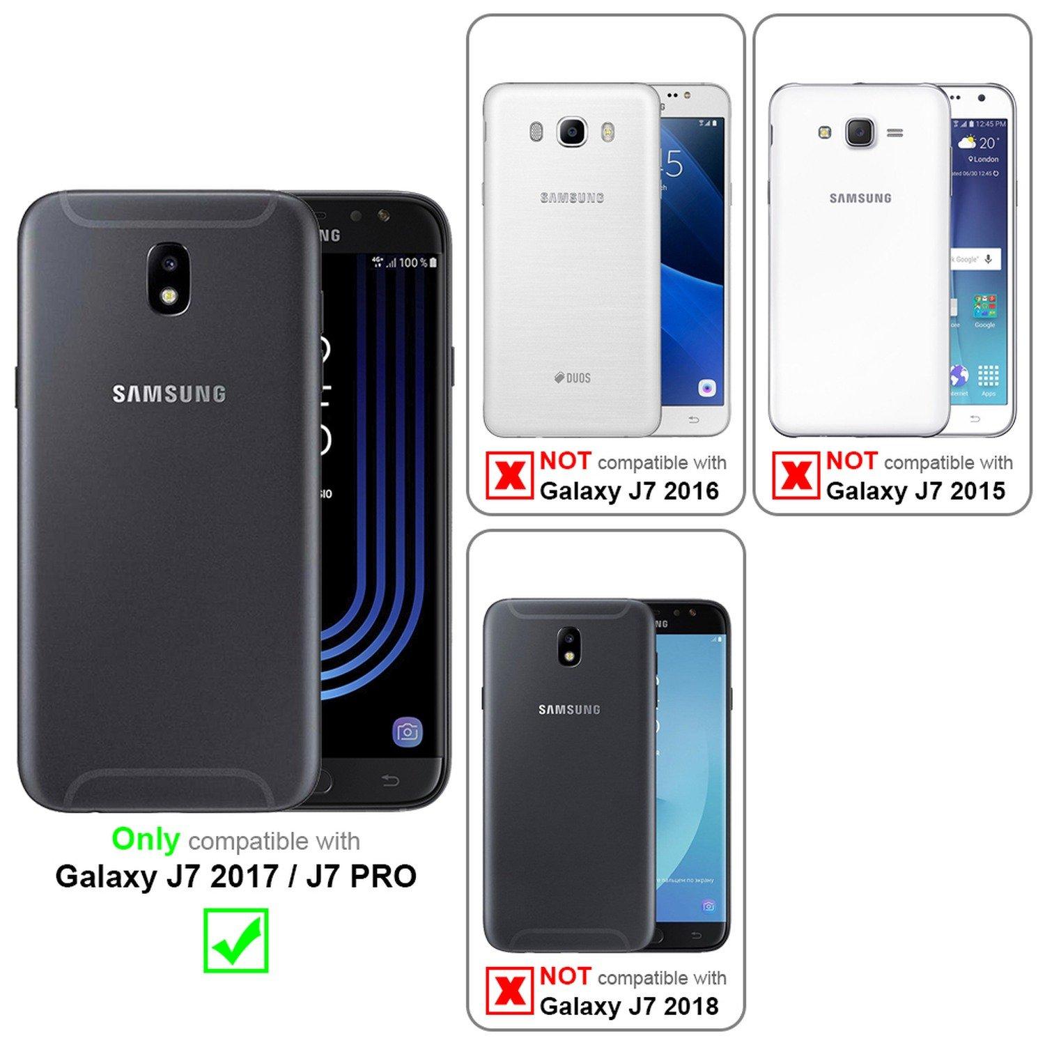 Cadorabo Hülle für Samsung Galaxy J7 2017 TPU Silikon Liquid