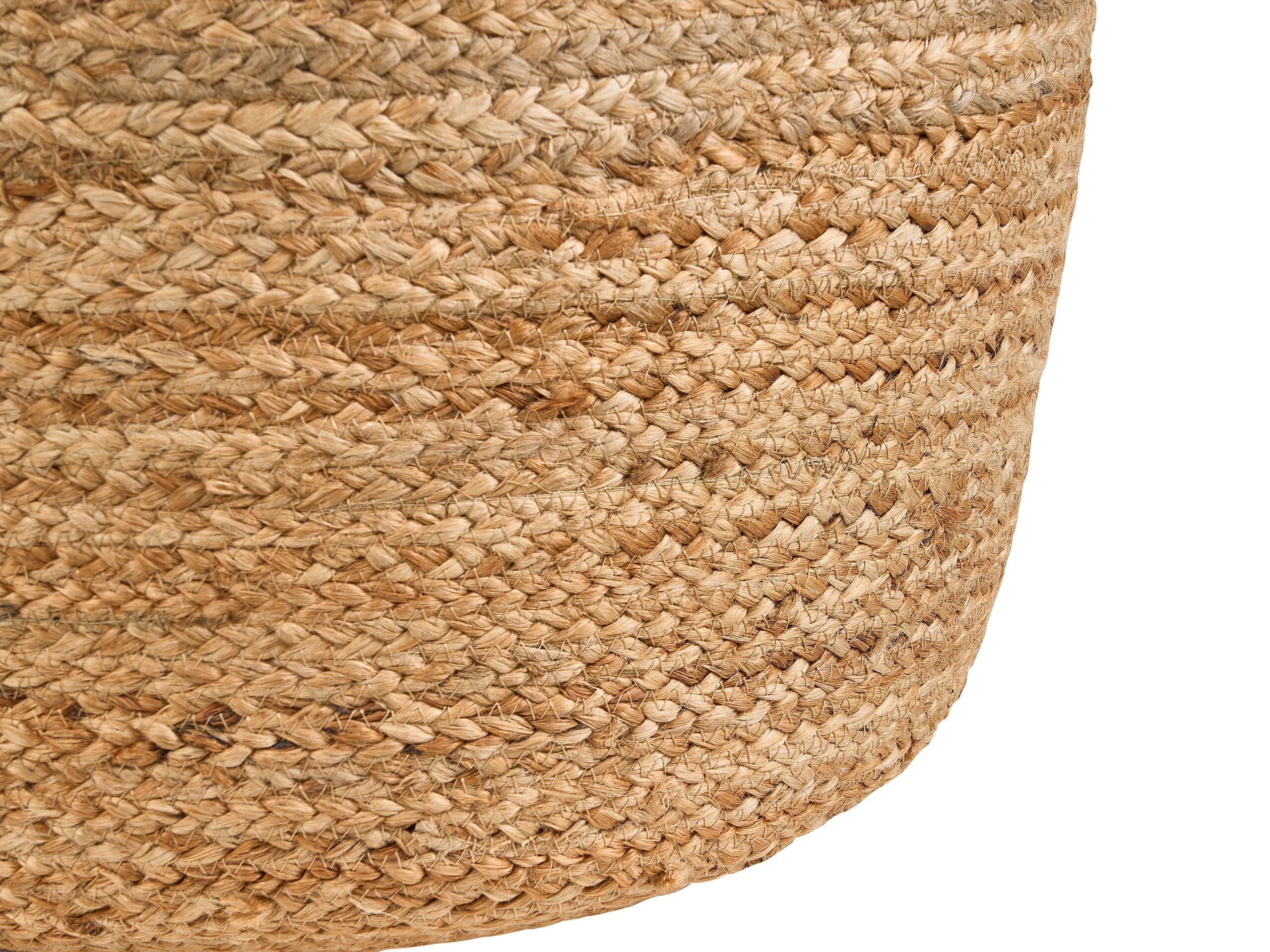 Beliani Pouf aus Jute Boho DALAMA
