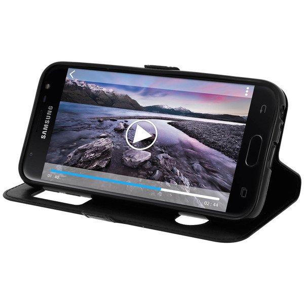 Avizar Galaxy J3 2017 Flip-Case Doppelfenster