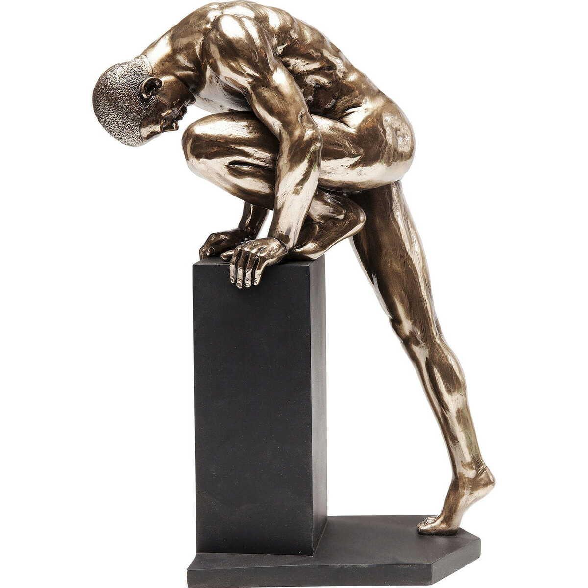 KARE Design Deko Objekt Nude Man Stand Bronze 35cm
