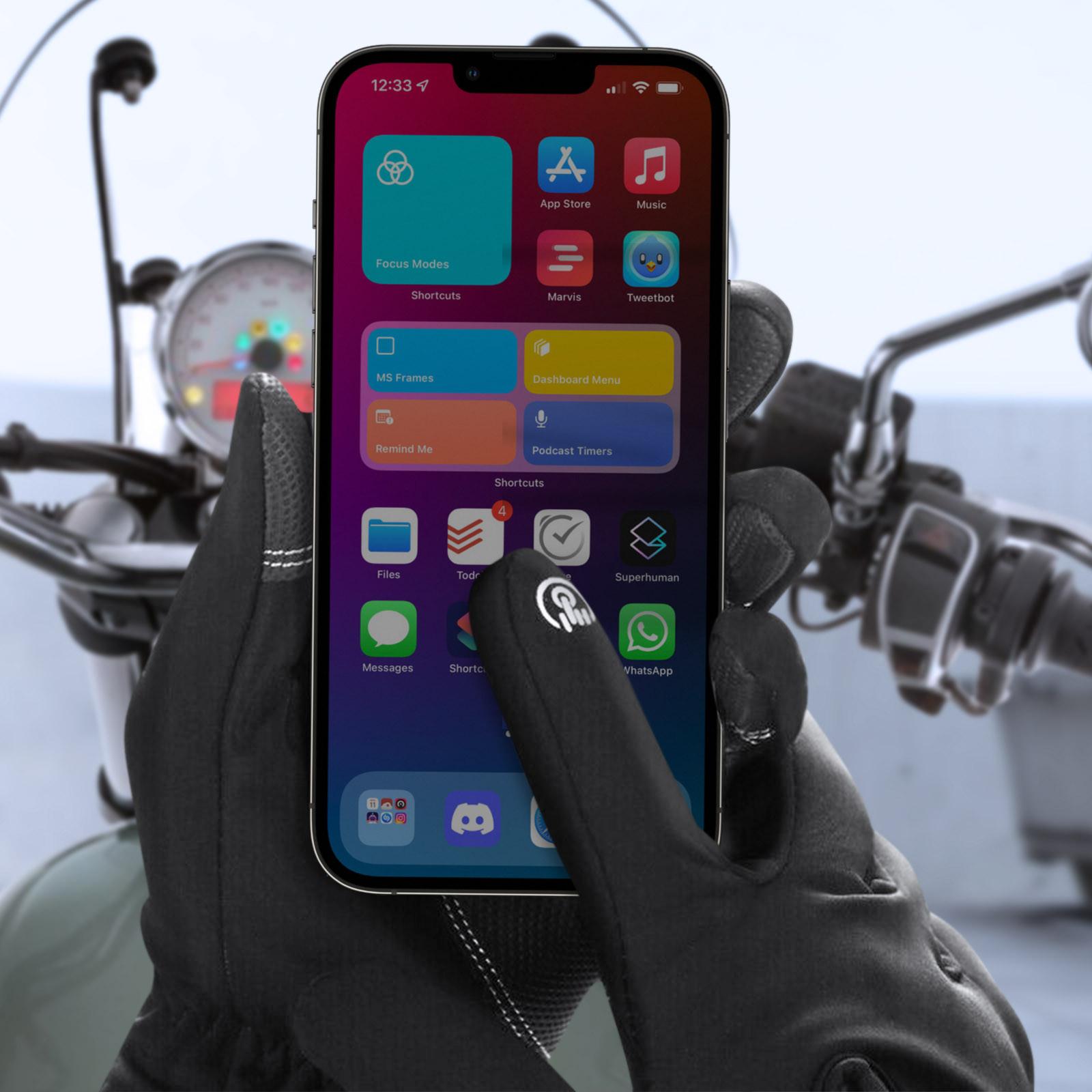 Avizar Humrad Touchscreen Handschuhe Schwarz