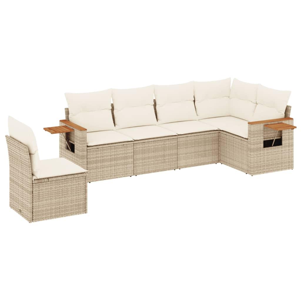 VidaXL Garten sofagarnitur poly-rattan