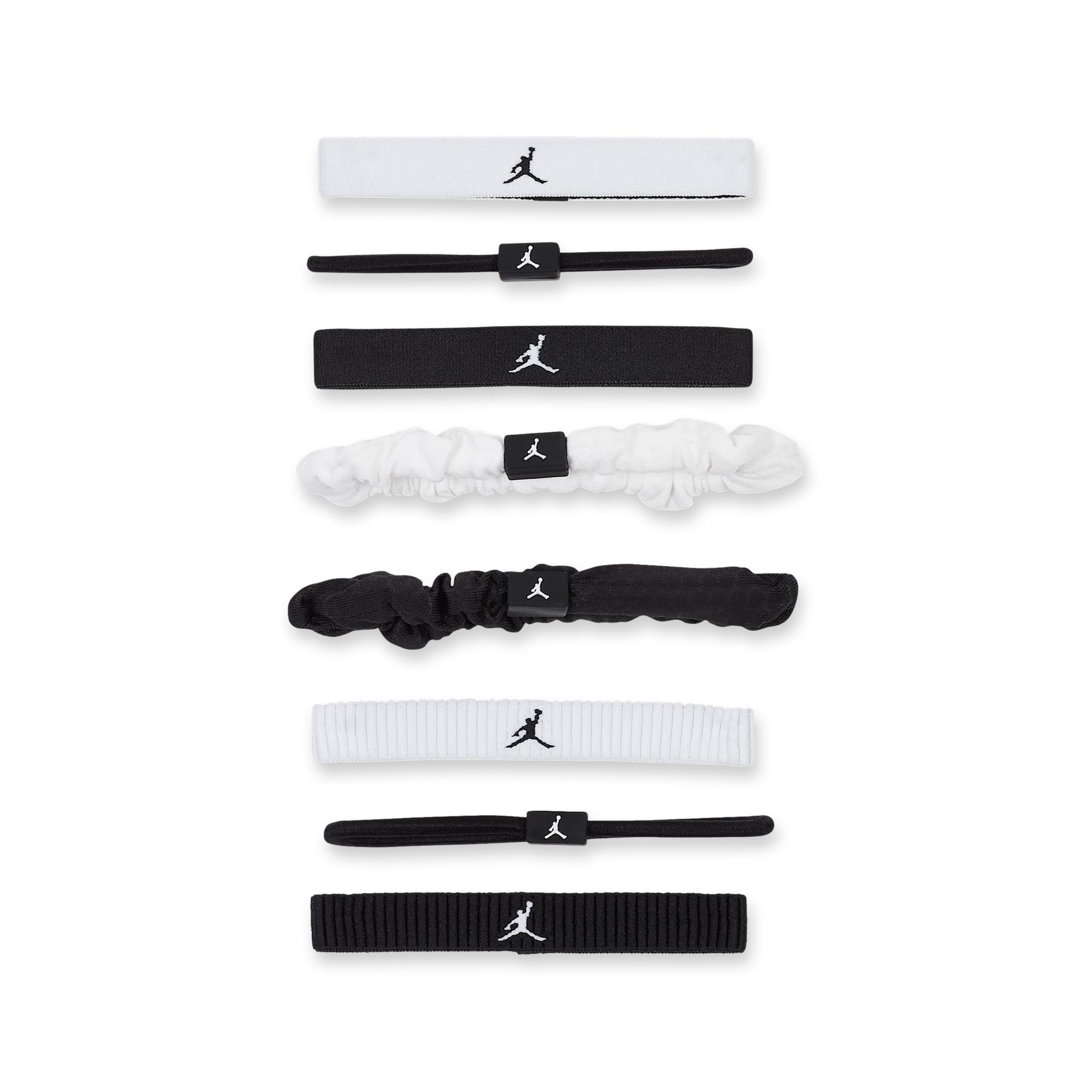 NIKE JORDAN ELASTIC SPORT MIXED WIDTH HAIR TIES 8 PK Haarband