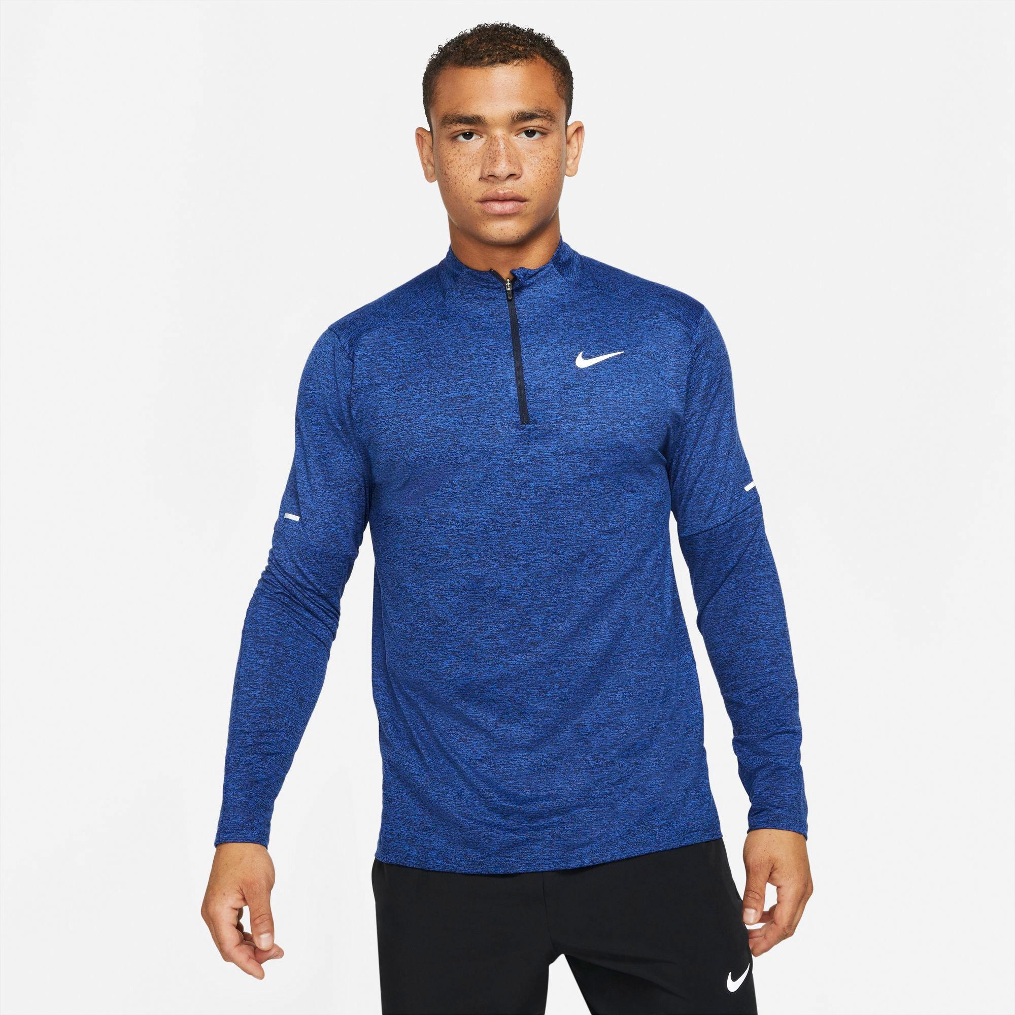 NIKE M NK DF ELMNT TOP HZ Running-Shirt, langarm