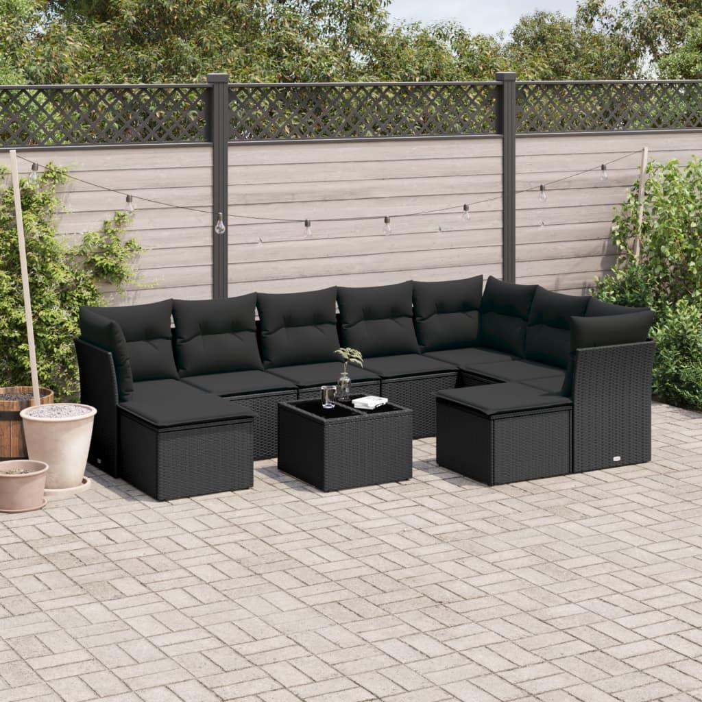 VidaXL Garten sofagarnitur poly-rattan