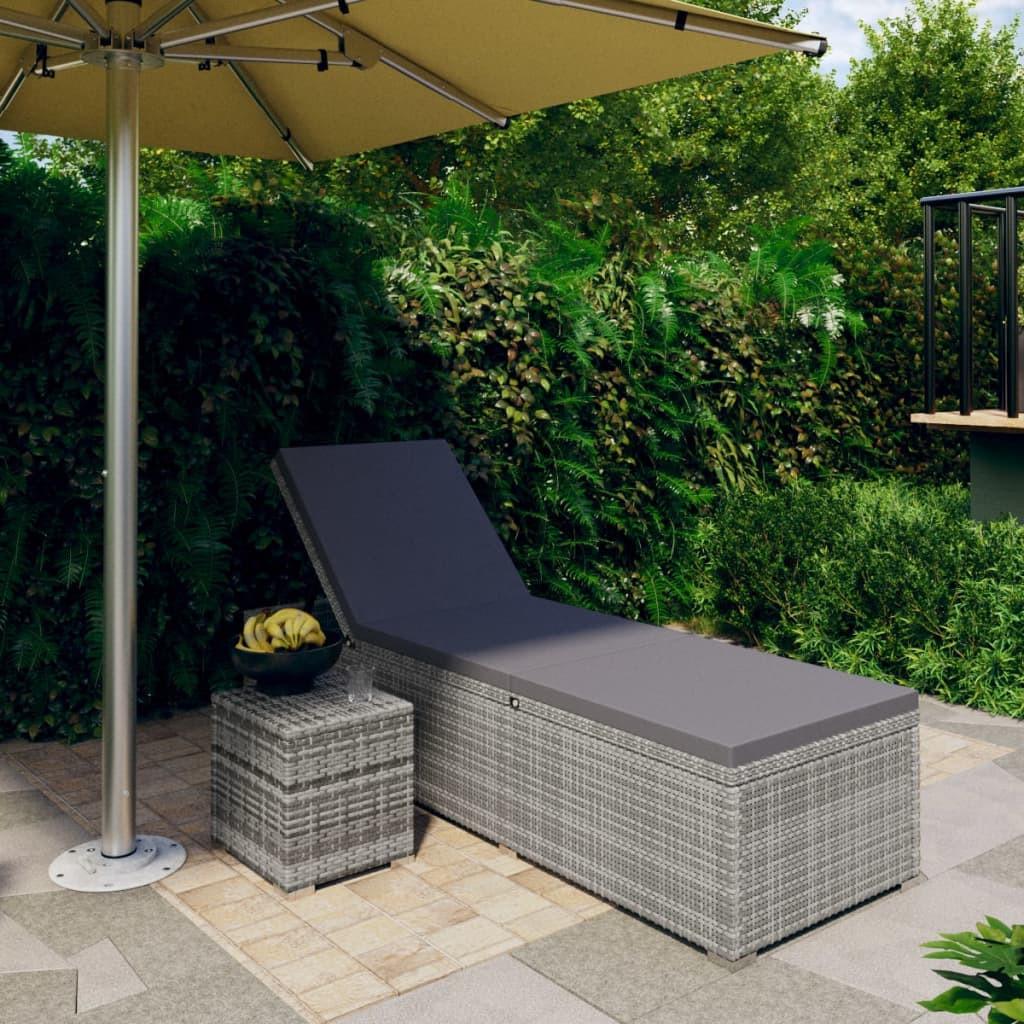 VidaXL Sonnenliege poly-rattan