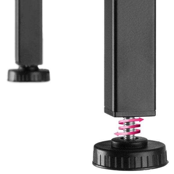 Tectake Schreibtisch Hamilton 138x138x75,5cm