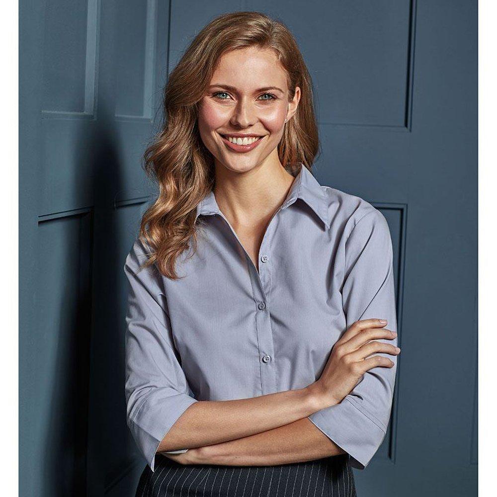 PREMIER Popeline Arbeitshemd 3/4 Arm