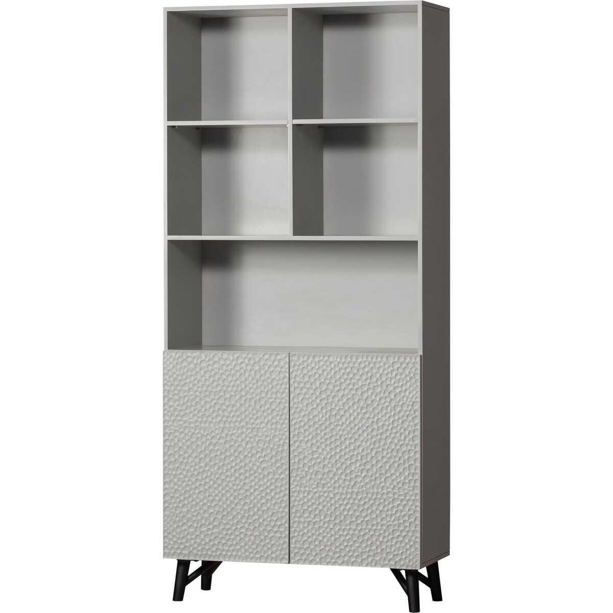 mutoni Schrank Carved halboffen Mango mist 200x90