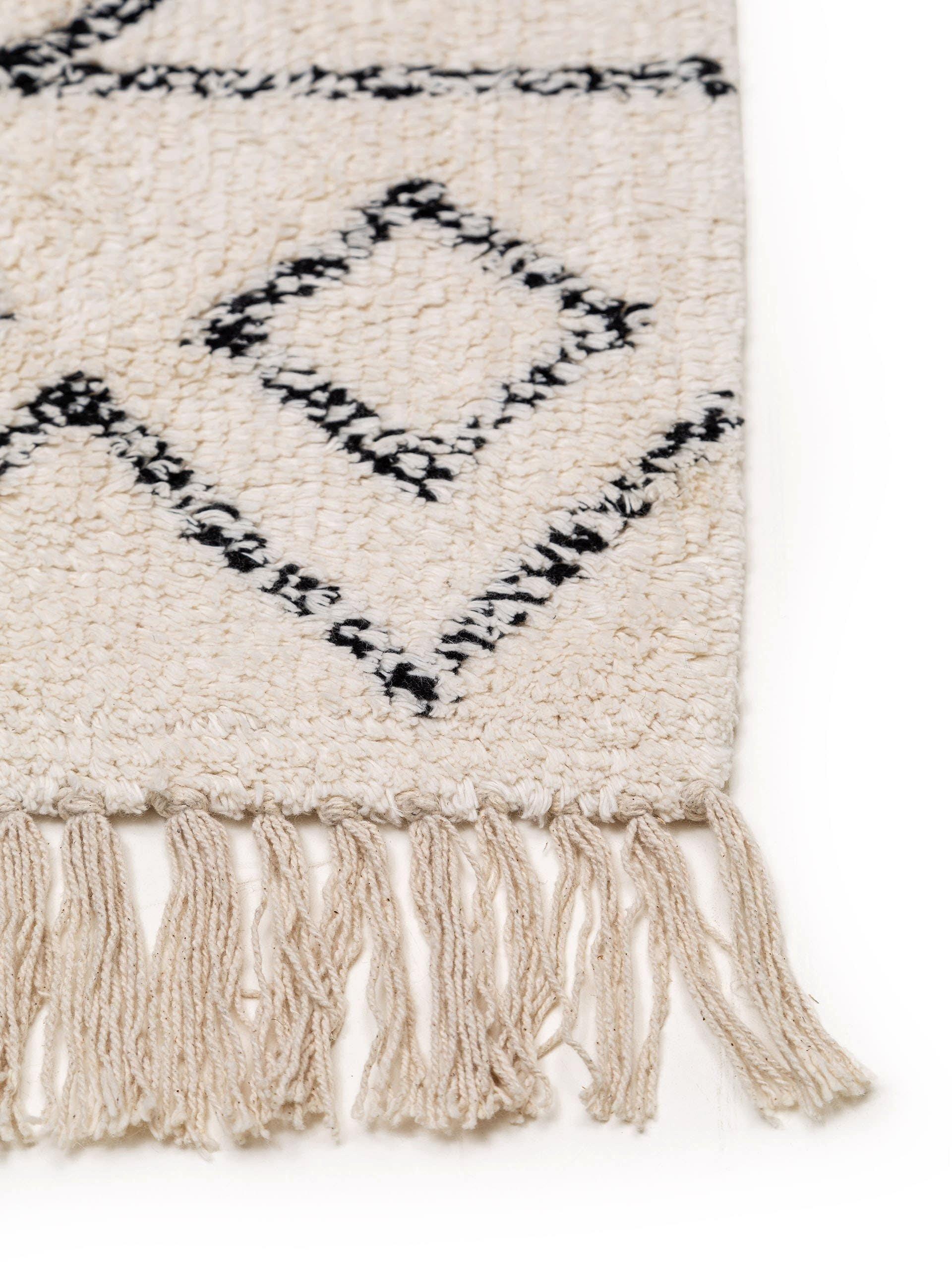 Benuta Waschbarer Baumwollteppich Naomi Cream
